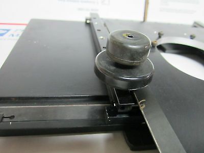 OPTICAL MICROSCOPE PART ZEISS GERMANY HUGE WAFER INSPECTION STAGE OPTICS BIN#19