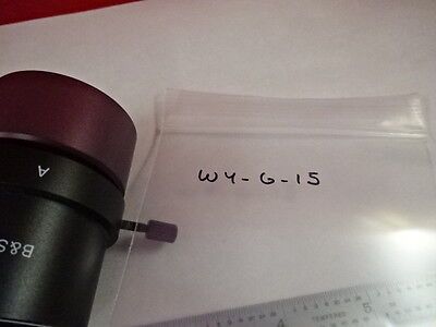 B&S  A PORT CAMERA ADAPTER MICROSCOPE OPTICS AS IS BIN#W4-G-15