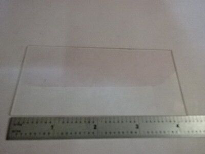 4.3" x 2" THICK 1.32 mm PLATE OPTICAL GLASS OPTICS AS PICTURED &86-89