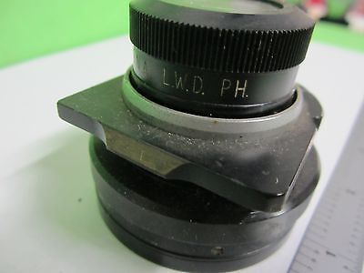 MICROSCOPE PART VICKERS ENGLAND LWD SUBSTAGE CONDENSER OPTICS AS IS BIN#T1-48