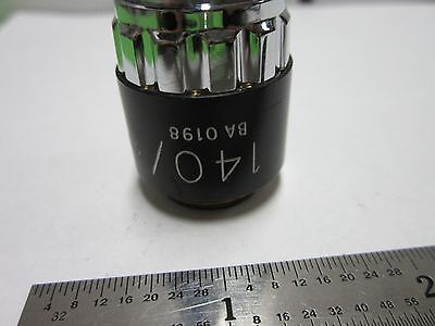 MICROSCOPE PART OBJECTIVE NANOQUEST 140X OPTICS  BIN#F1-16