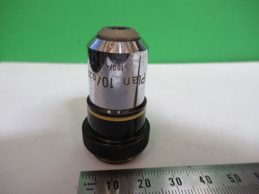 CARL ZEISS 10X /160 LENS OBJECTIVE OPTICS MICROSCOPE PART AS PICTURED &G7-A-17