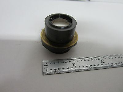 MICROSCOPE PART DMR LEICA MOUNTED LENS IN BRASS 120411 OPTICS BIN#D2-P-25