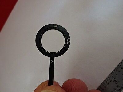 MICROSCOPE PART ZEISS POLARIZER RETARDER SLIDE POL OPTICS AS IS #T2-B-14