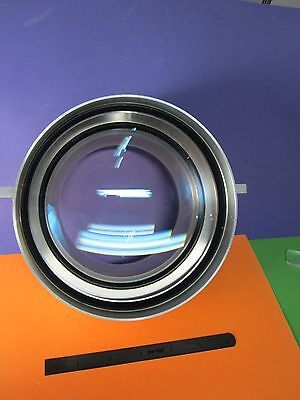 OPTICAL HUGE CONVEX CONCAVE MOUNTED LENS MIL SPEC LASER OPTICS AS PICTURED BN#36