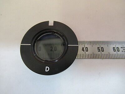 NIKON JAPAN POLARIZER LENS POL OPTICS MICROSCOPE PART AS PICTURED P2-A-19