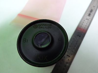 MICROSCOPE PART EYEPIECE OFFICINE GALILEO 10X ITALY OPTICS AS IS BIN#V7-32