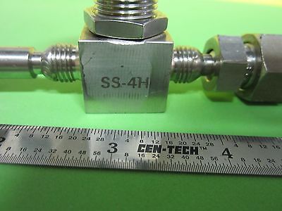 HIGH VACUUM FITTINGS NUPRO VALVE AS IS BIN#41