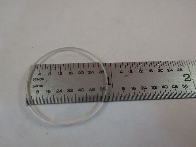 MICROSCOPE PART MICROMETER MEASURING RETICLE OPTICS AS IS #X1-A-06