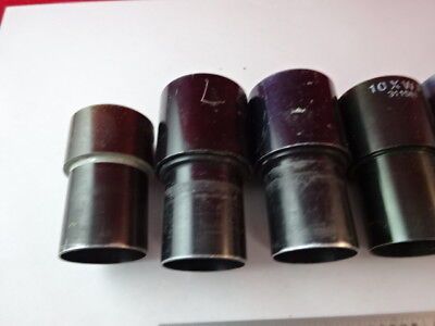 for parts LOT EYEPIECES OPTICAL AO BL MICROSCOPE PART OPTICS AS IS #54-A-10