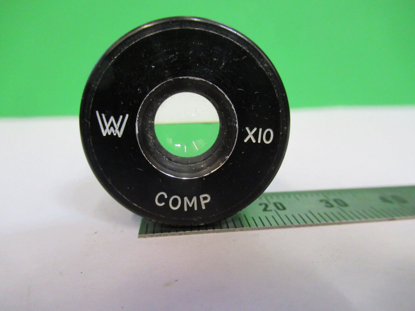 WATSON LONDON UK EYEPIECE 10X COMP OPTICS MICROSCOPE  PART AS PICTURED #H9-C-18