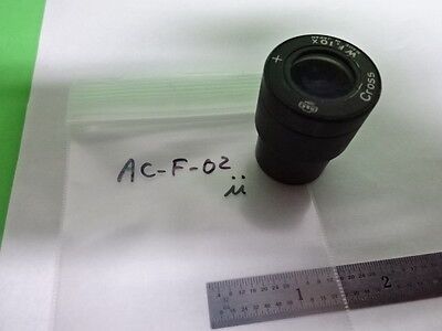 MICROSCOPE PART EYEPIECE OCULAR NSK WF 10X CROSS JAPAN OPTICS AS IS B#AC-F-02