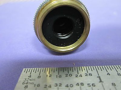 MICROSCOPE OPTICS PART VICKERS UK OBJECTIVE 40X MICROPLAN BIN #7