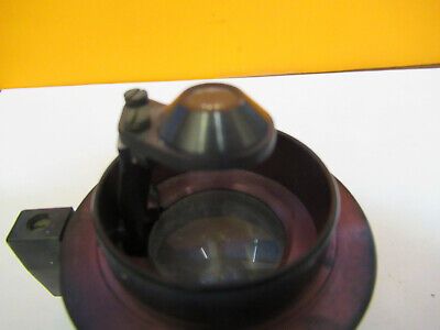 WILD HEERBRUGG SWISS CONDENSER + IRIS LENS MICROSCOPE PART AS PIC M20 8Y-A-129