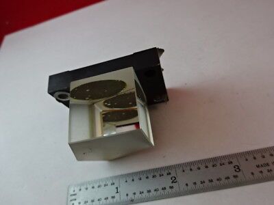 MICROSCOPE PART ZEISS GERMANY PENTA PRISM GLASS MOUNTED OPTICS AS IS #88-45