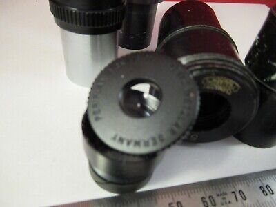 FOR PARTS LOT EYEPIECES ASSORTED OPTICS MICROSCOPE PART AS PICTURED &8-B-67