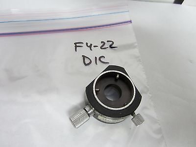 OPTICAL MICROSCOPE OLYMPUS MPLAN 20X DIC PRISM for OBJECTIVE OPTICS BIN#F4-22