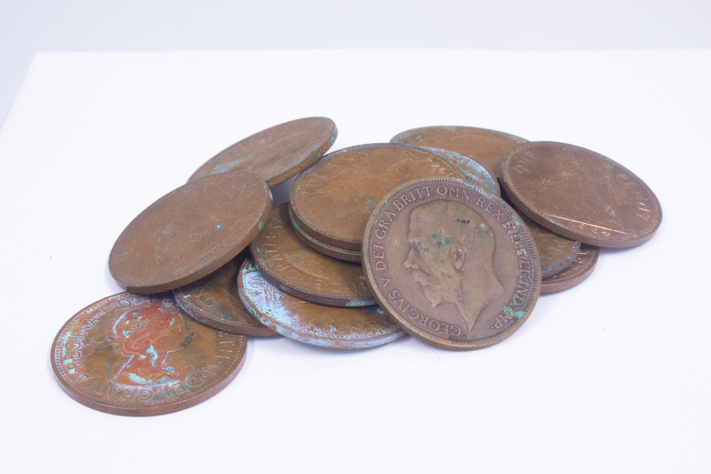 Set of 15 Pre-Decimal British Pennies &Z1-A-39