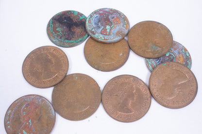 Set of 15 Pre-Decimal British Pennies &Z1-A-39