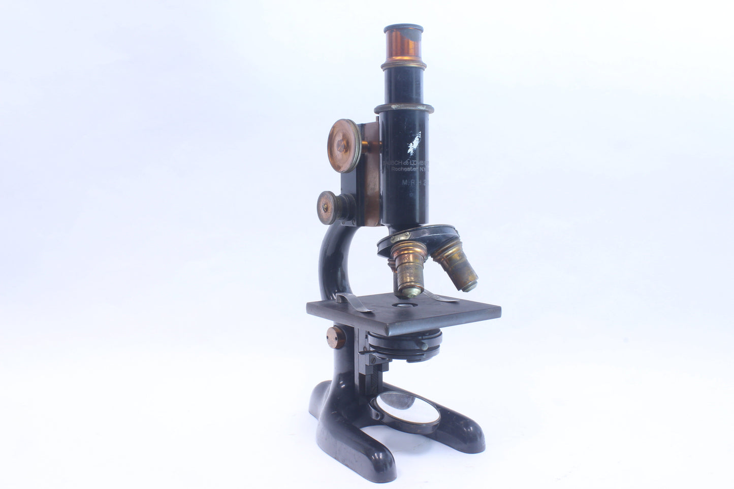 Antique Bausch & Lomb Brass Microscope (194271)