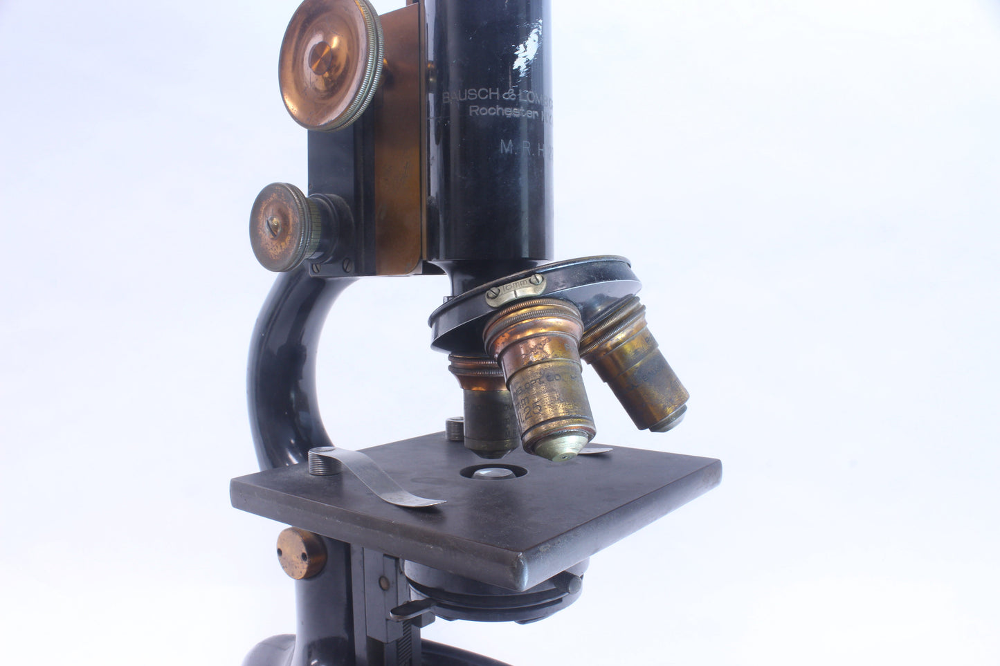 Antique Bausch & Lomb Brass Microscope (194271)