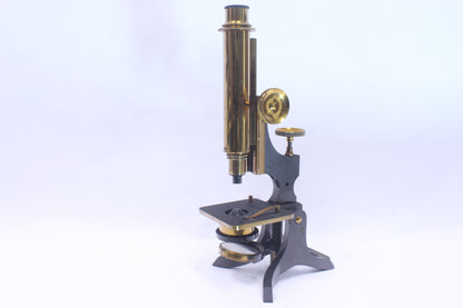 Antique W. Watson & Sons Brass Microscope (4109)