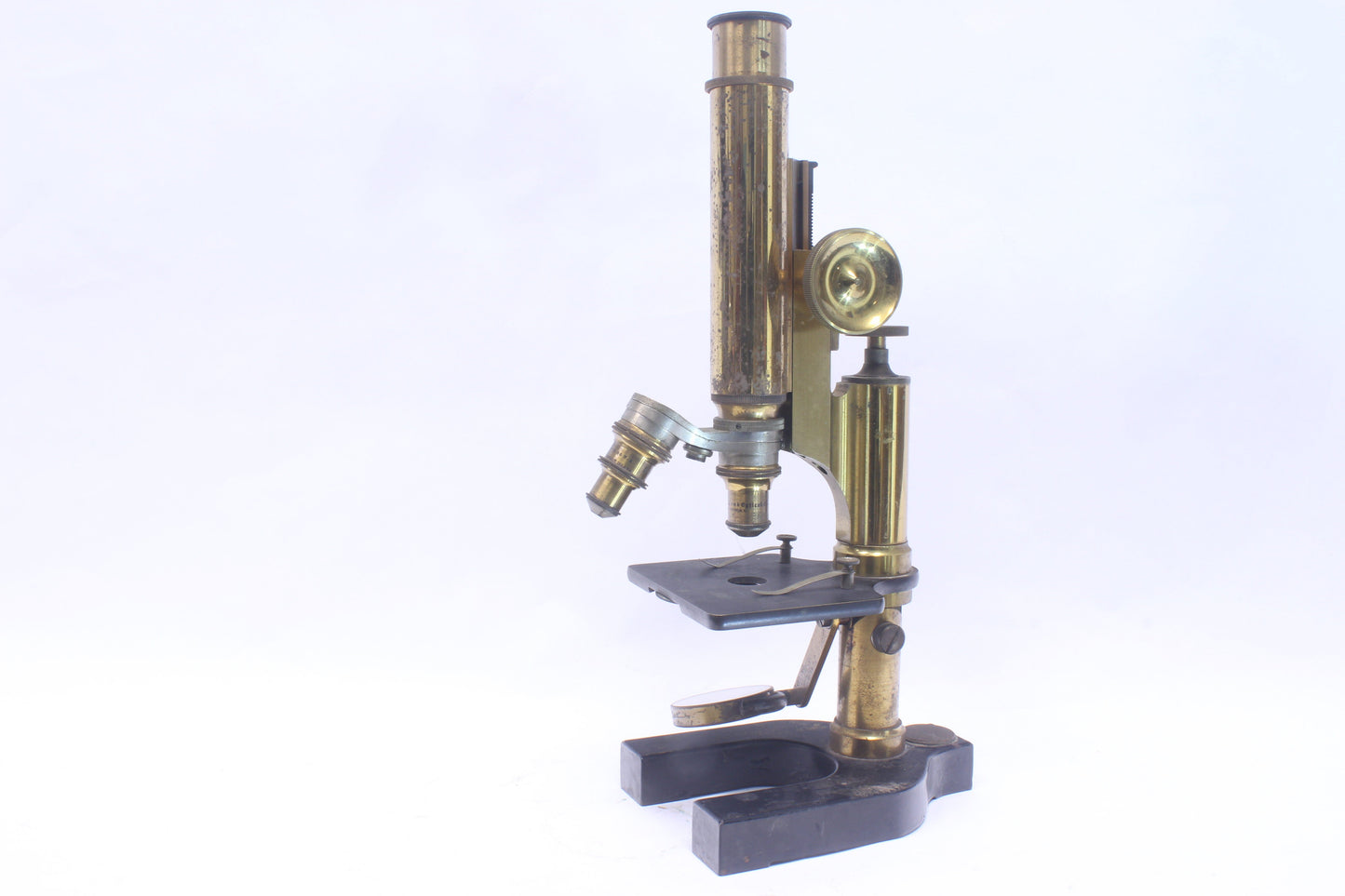 Antique Bausch & Lomb Brass Microscope (40777)