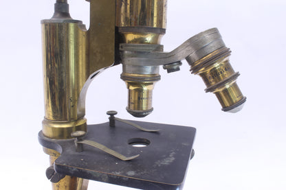 Antique Bausch & Lomb Brass Microscope (40777)