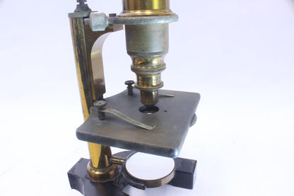 Antique Bausch & Lomb Brass Microscope (33240)