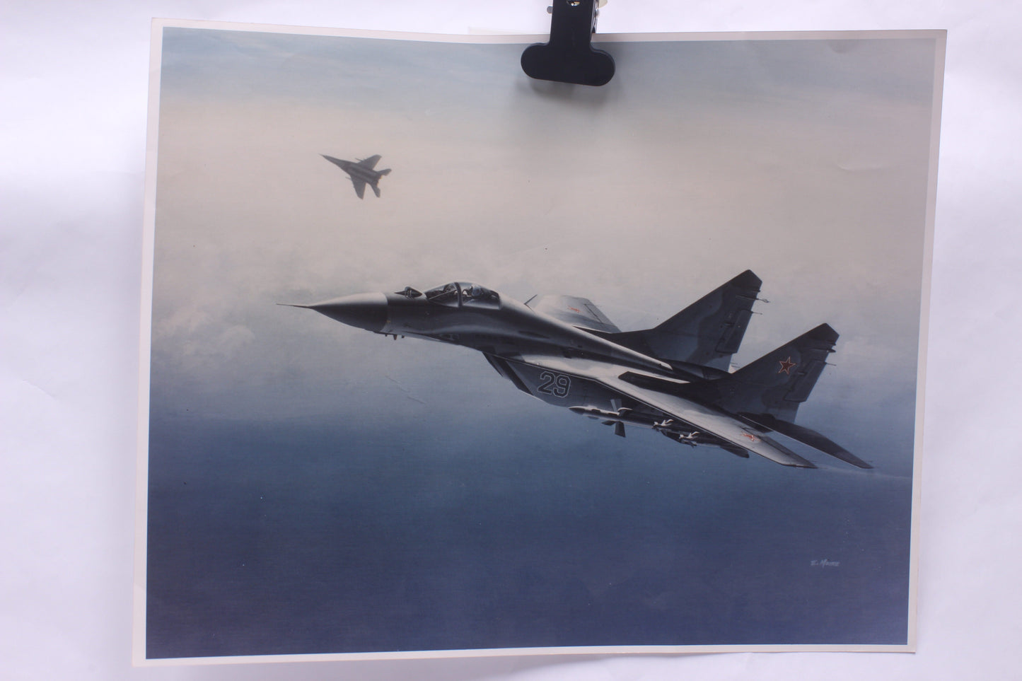 Vintage Late Cold War-era Soviet Fighter Jet Photo Print