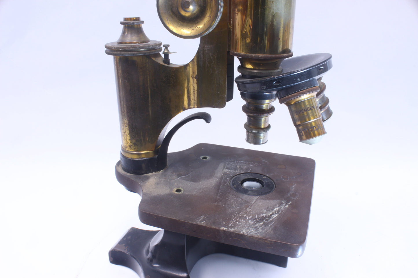 Antique Spencer Brass Microscope (ALOE CO. Sales Agents No. 42419)