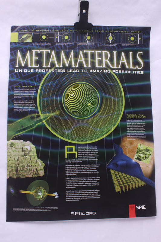 SPIE Metamaterials Vintage Poster