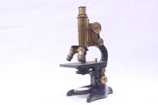 Ernst Leitz Wetzlar Antique Brass Microscope (253599)