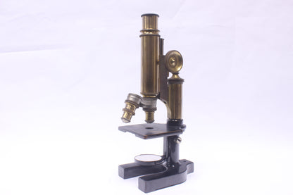 Bausch & Lomb Antique Brass Microscope (Mine & Smelter Supply Company)