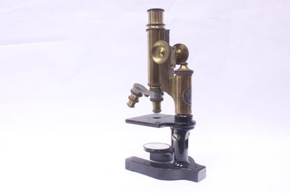 Bausch & Lomb Antique Brass Microscope (Mine & Smelter Supply Company)