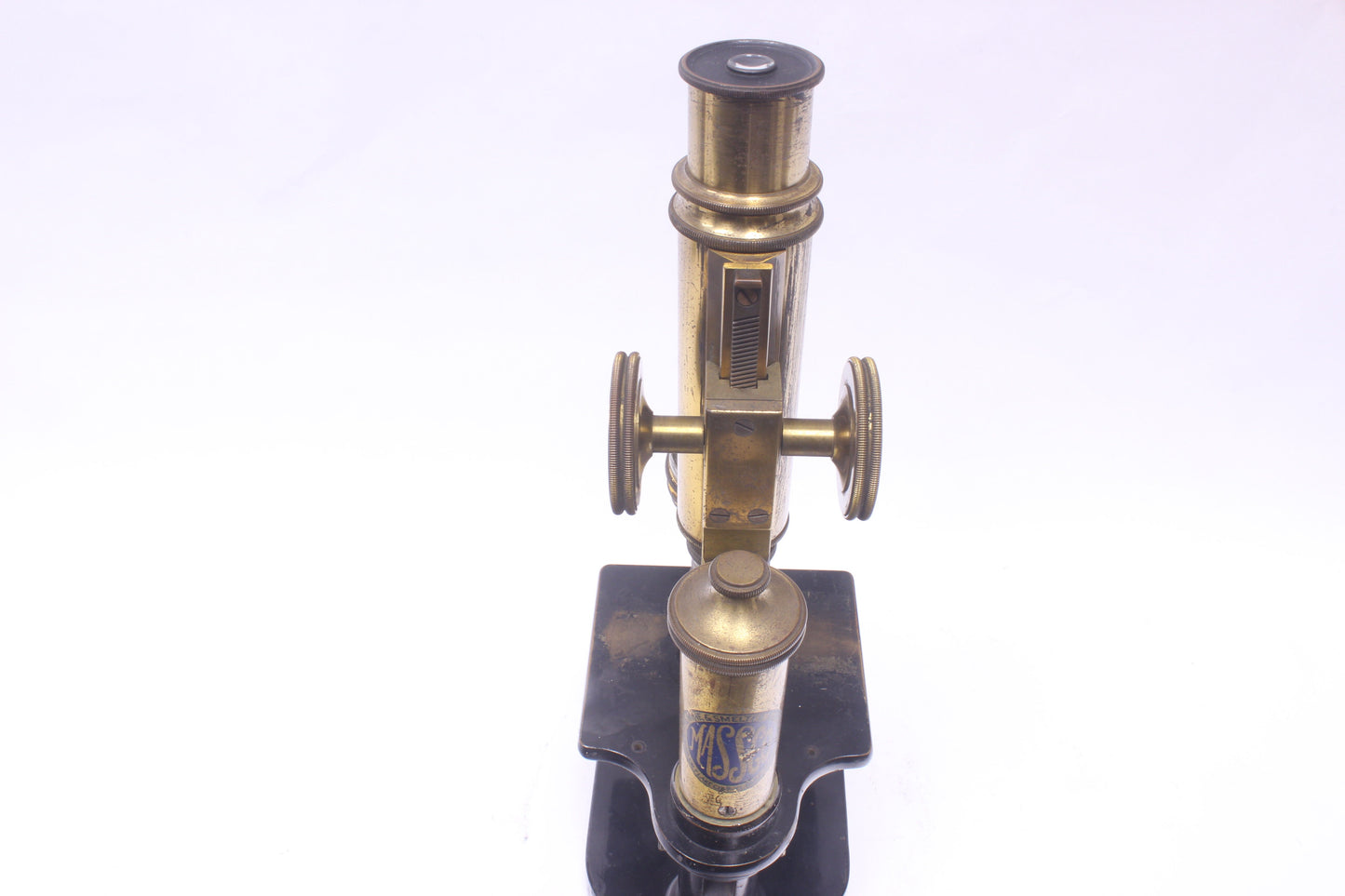 Bausch & Lomb Antique Brass Microscope (Mine & Smelter Supply Company)