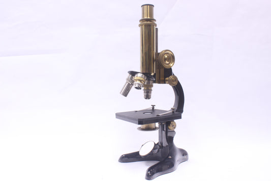 Cuthbert Co. Antique Brass Microscope