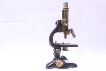 Cuthbert Co. Antique Brass Microscope