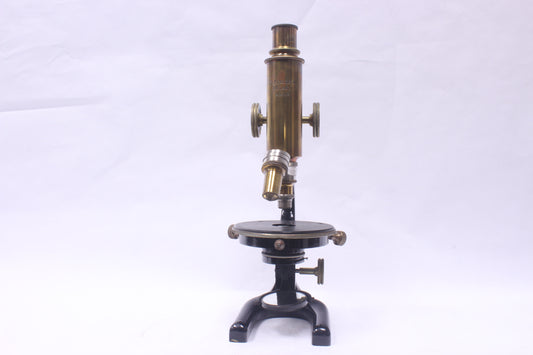 Antique F. Koristka Milano Brass Microscope (No. 21116)