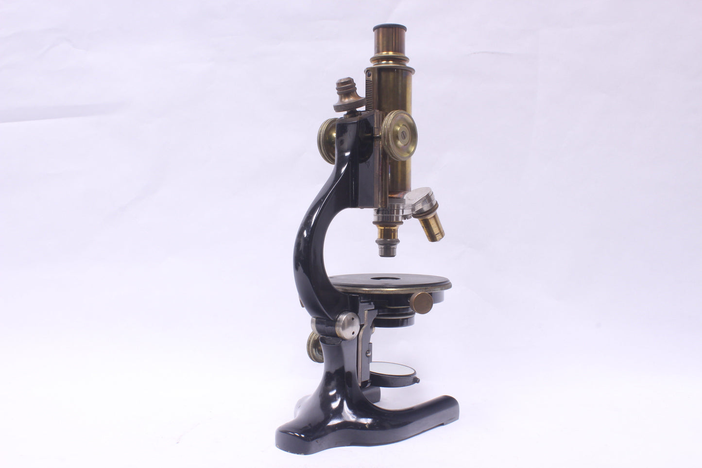 Antique F. Koristka Milano Brass Microscope (No. 21116)