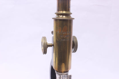 Antique F. Koristka Milano Brass Microscope (No. 21116)