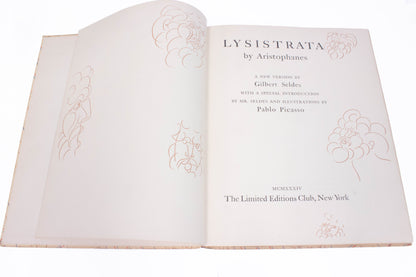 Lysistrata Book Signed by Pablo Picasso and Including Six Original Etchings