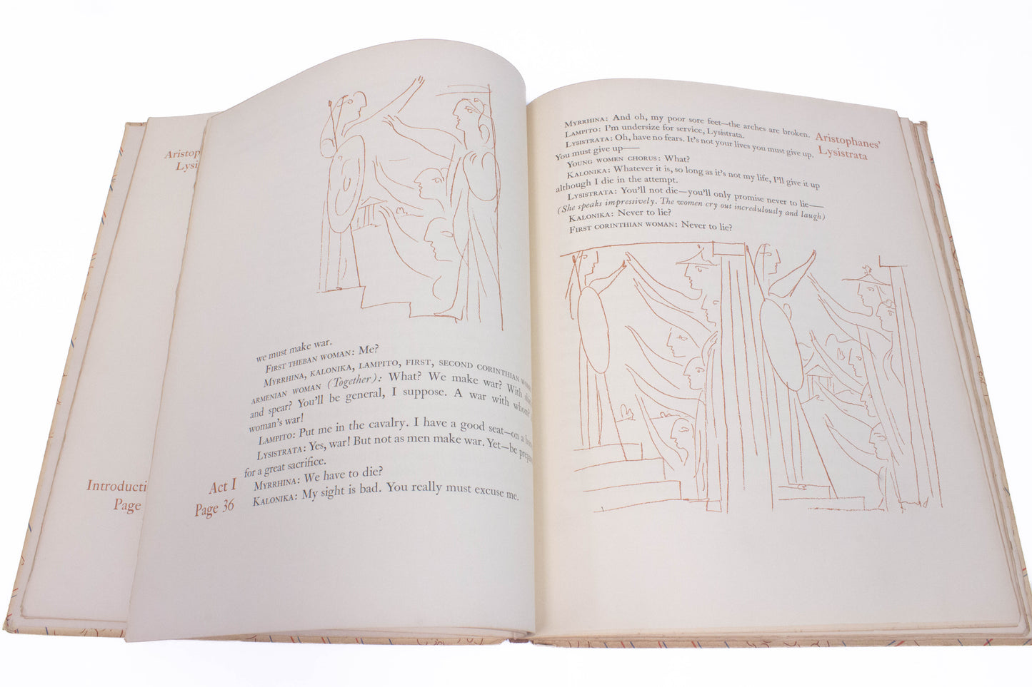 Lysistrata Book Signed by Pablo Picasso and Including Six Original Etchings