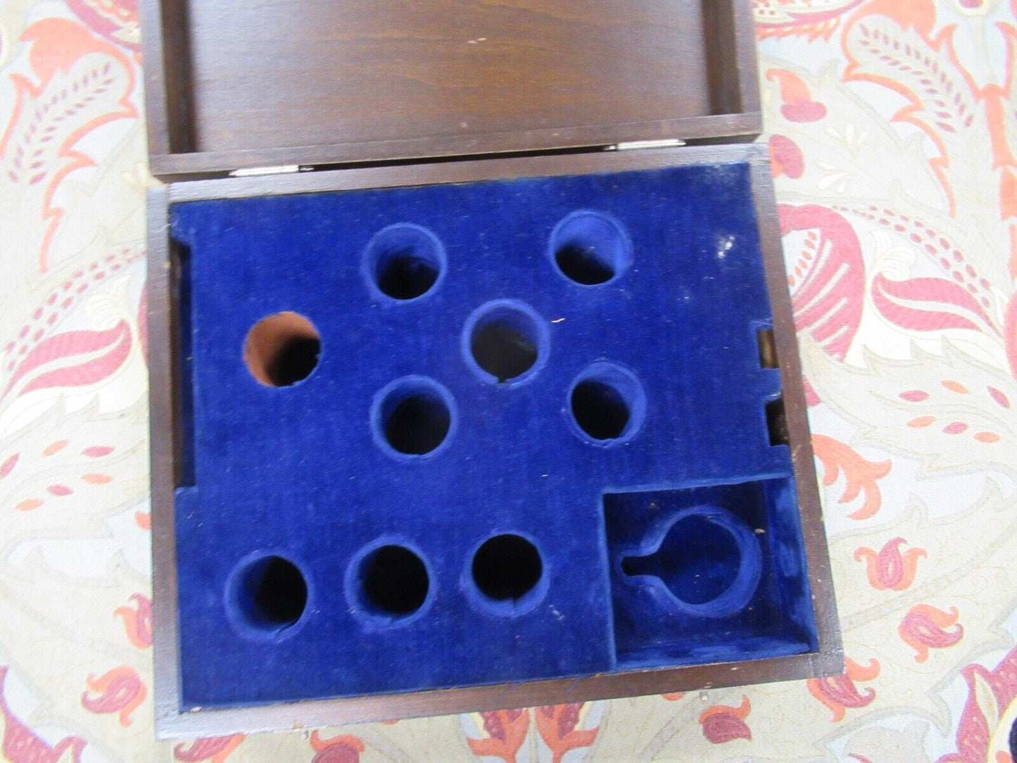 ANTIQUE WOOD CABINET EMPTY SPENCER POL ACCESSORIES BOX MICROSCOPE PART LOBBY