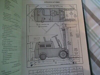 CLARK CARLOAD CL-47-788 MAINTENANCE MANUAL &BIBLI