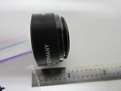 OPTICAL MICROSCOPE LEITZ WETZLAR GERMANY LENS 519749 10X OPTICS as is BIN#M3-77