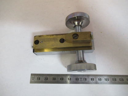 UNITRON JAPAN KNOBS STAGE HOLDER MICROSCOPE PART AS PICTURED #P4-B-28