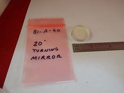 LENS 20 DEGREES TURNING MIRROR OPTICAL LASER OPTICS AS IS &81-A-60