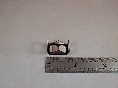 OPTICAL MINI PRISM BEAM SPLITTER OPTICS AS IS #80-74