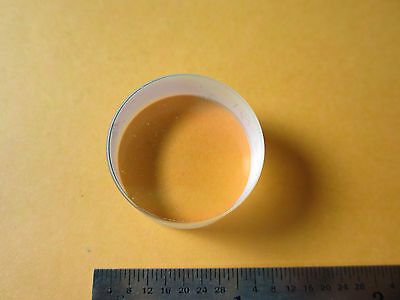 OPTICAL LASER LENS 1" DIAMETER 1/2" THICK COATED MIL SPEC LASER OPTICS BIN#9-78